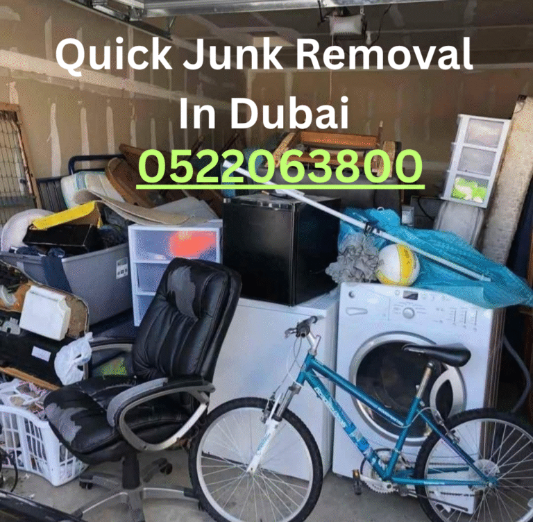 Quick Junk Removal In Dubai